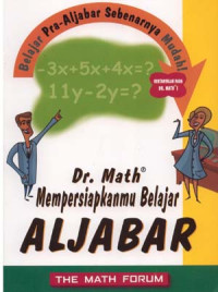 Image of Mempersiapkanmu Belajar Aljabar